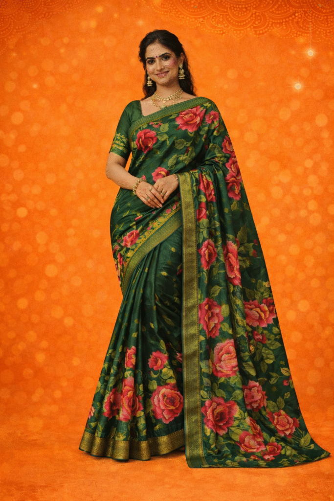 Printed Handloom Sarees