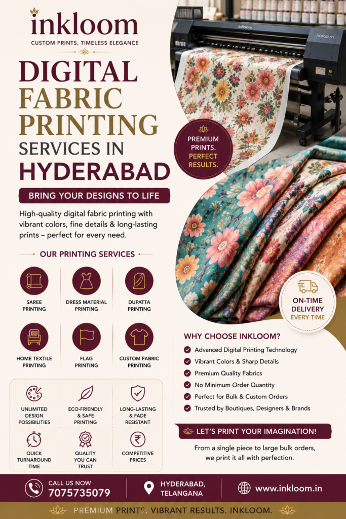 Digital Fabric Printing Services in Hyderabad