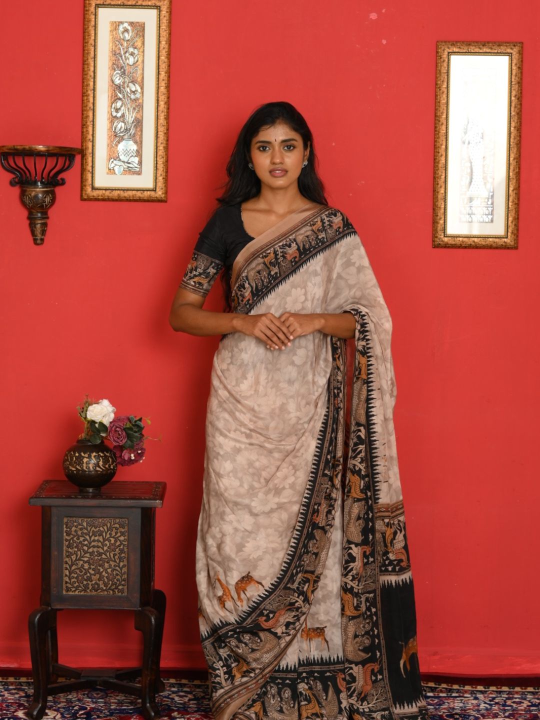 Aranya Kalamkari Sarees - Image 3