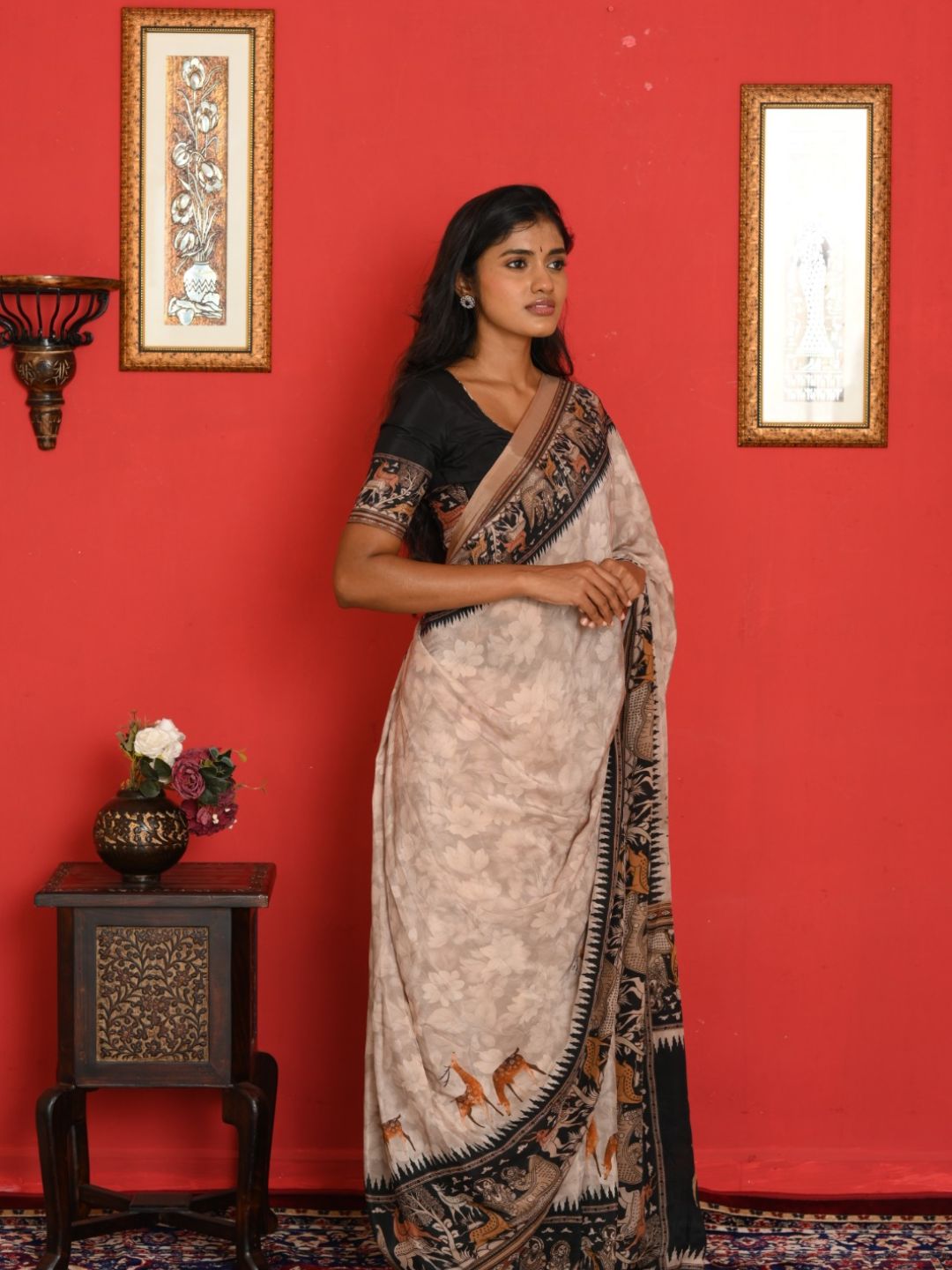 Aranya Kalamkari Sarees - Image 4