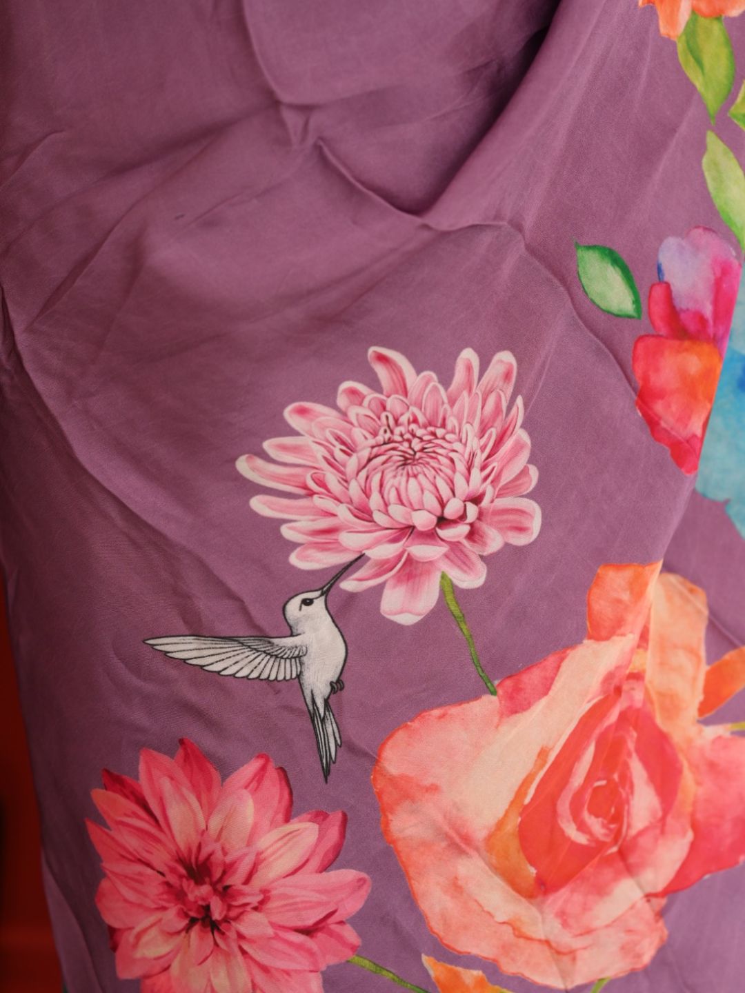 Purple Petal Saree - Image 4