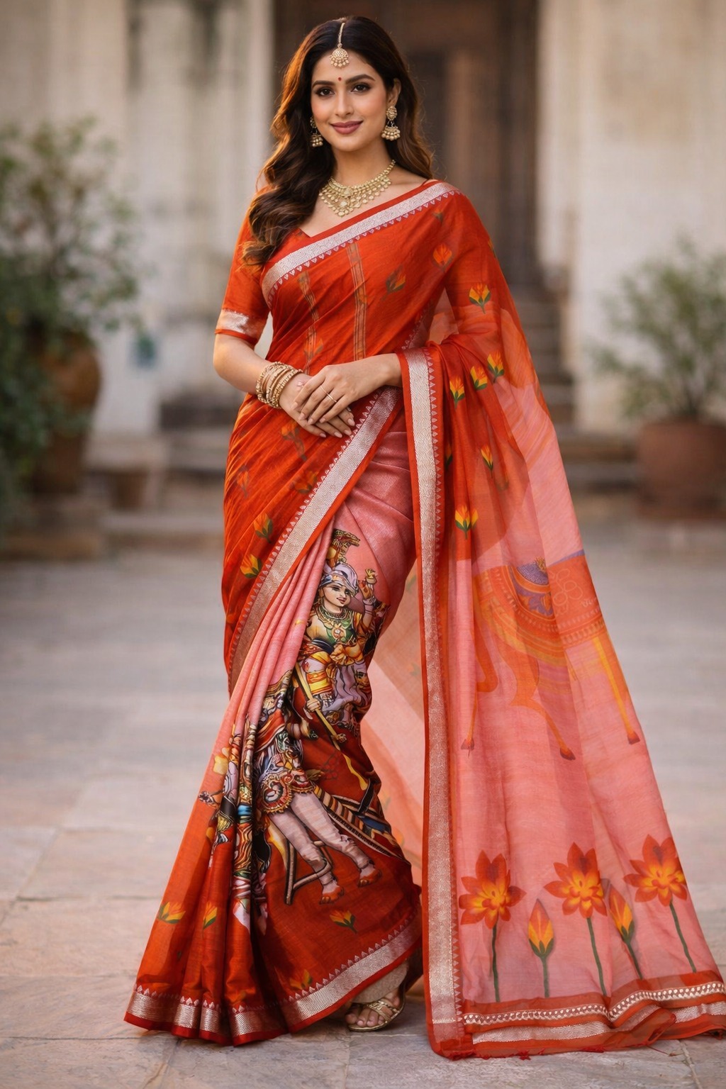 Traditional Indian Silk Sarees with a Modern Touch