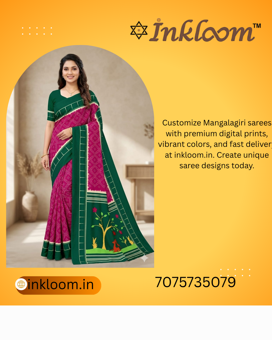 Bulk Saree Supplier With Custom Printing