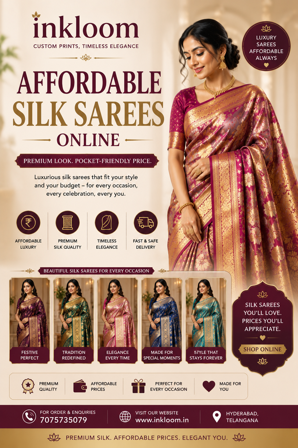 Affordable Silk Sarees Online