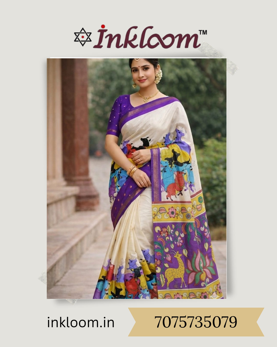 Designer Printed Sarees Online India