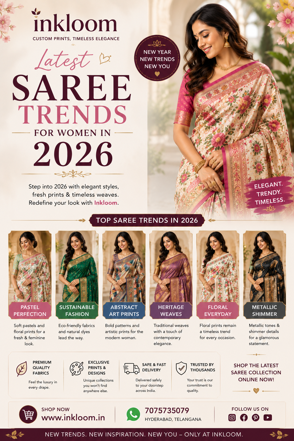 Latest Saree Trends for Women in 2026